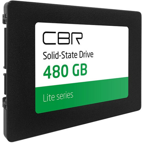 SSD CBR SSD-480GB-2.5-LT22, серия Lite 480 GB, 2.5", SATA III 6 Gbit/s
