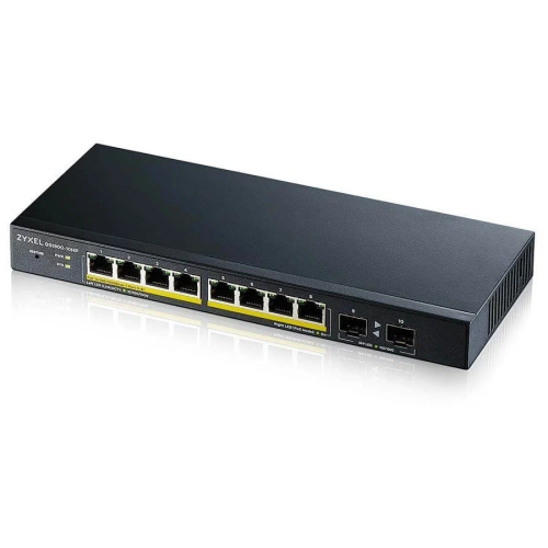 Коммутатор ZyXEL GS1900-10HP (GS1900-10HP-EU0102F)
