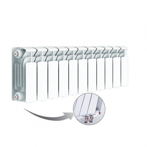 Биметаллический радиатор отопления  Rifar Base Ventil L 200 X11