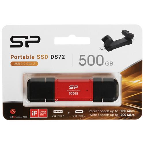 500 ГБ Внешний SSD Silicon Power DS72 [SP500GBUC3S72V1R]