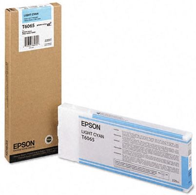 Картридж струйный Epson T6065 C13T606500 светло-голубой (220мл) для Epson St Pro 4880