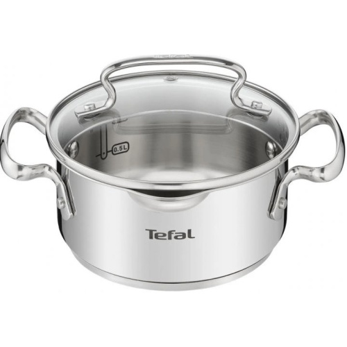Кастрюля Tefal Duetto+ G7194455 2.9л. d 20см (с крышкой) серебристый (2100113151)
