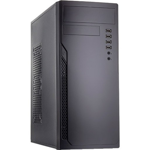 Корпус Foxline FL-301 450W black ATX FL-301-FZ450R-U32, w/450W ATX PSU, 2xUSB2.0,2xUSB3.0, Audio, w/o FAN, w pwr cord