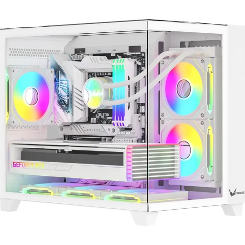 Корпус Formula Crystal Z9ML Floe, mATX, без БП, белый