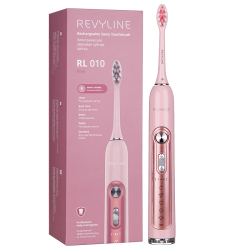 Электрическая зубная щетка REVYLINE RL 010 розовый