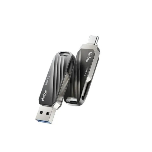 USB-флешка Netac US11 NT03US11C-064G-32BK 64GB USB3.0+TypeC Dual Flash Drive