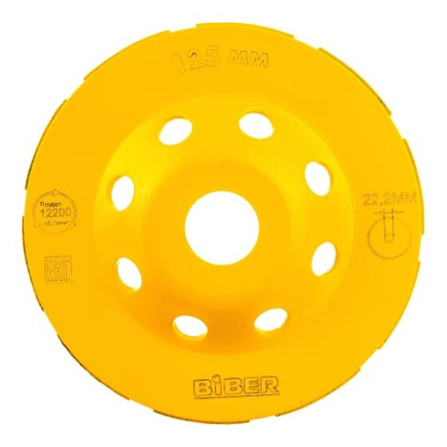 Чашка алмазная двухрядная Biber 70711(тов-145431) 125мм