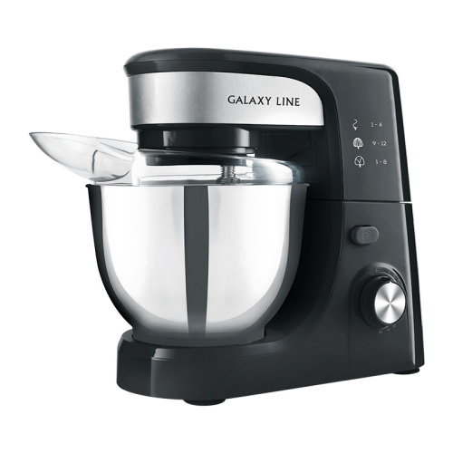 Миксер Galaxy LINE GL2231, черный/серебро