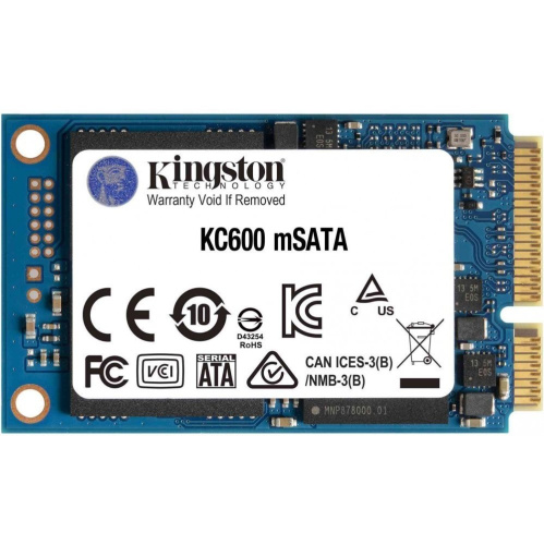 SSD Kingston SKC600MS/512G SKC600MS 512Gb 3D TLC, mSATA, R/W 550/520MB/s, 300TBW