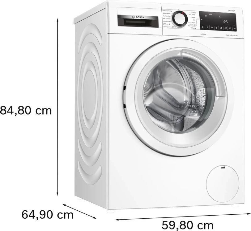 Стирально-сушильная машина Bosch WNA134L0SN Стирально-сушильная машина Bosch WNA134L0SN — Детали конструкции