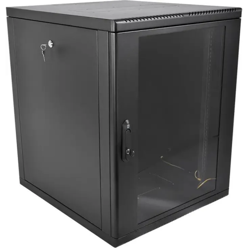 Шкаф коммутационный ЦМО ШРН-М-15.500-9005 настенный 15U 600x520мм черный