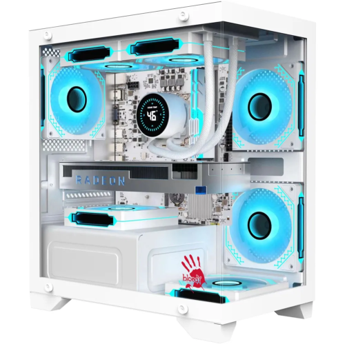 Корпус BLOODY BD-CC103, mATX, Mini-Tower, без БП, белый