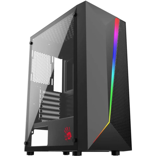 Корпус Bloody BD-CC106 черный без БП ATX 8x120mm 1xUSB2.0 1xUSB3.0 audio bott PSU