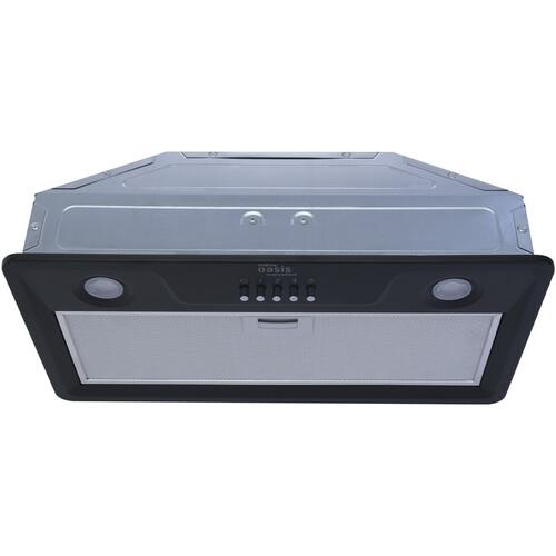 Вытяжка полновстраиваемая Оasis UN-50B черный