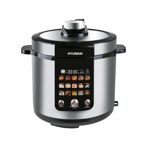 Мультиварка-скороварка Hyundai HYMC-2402 серебристый/черный