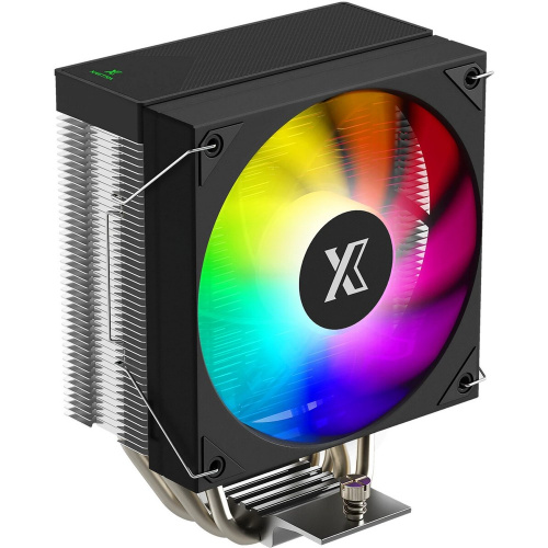 Кулер XASTRA AR400 ARGB Basic (AR400-XXAFPB-GL) LGA1851/1700/1200/115X/AM5/AM4 (TDP 220W, 4 тепл.трубки , PWM FAN ARGB 120mm ) Ret