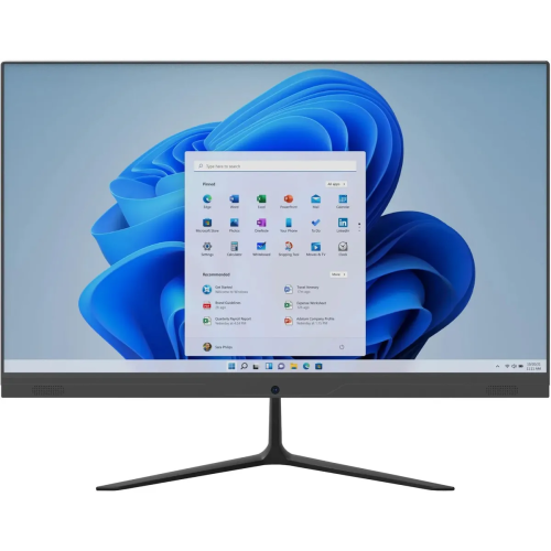Моноблок IRU P233 (1971918) 23.8" Full HD i3 1005G1 (1.2) 16Gb SSD256Gb CR Windows 11 Professional GbitEth WiFi BT 120W Cam черный
