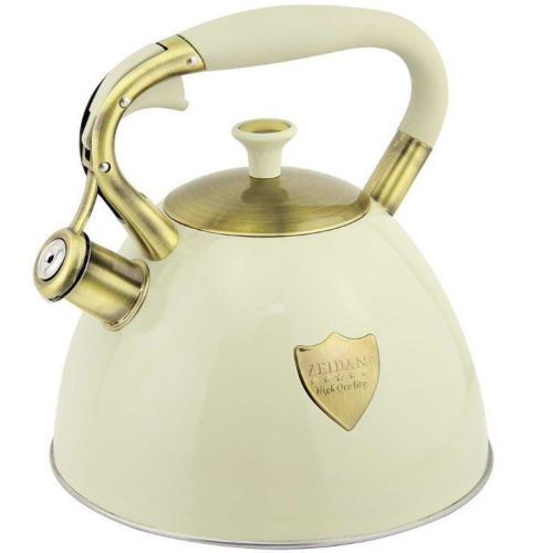 Чайник со свистком Zeidan Z-4271 бежевый