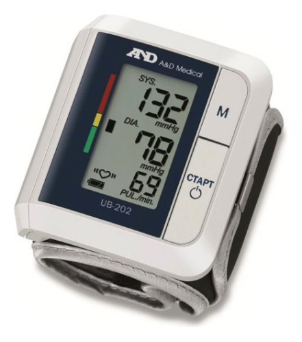 Тонометр запястный A&D UB-202 серый