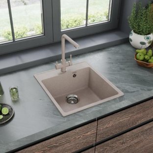 Кухонная мойка MAUNFELD Perla 460 MFQS-460BG бежевый