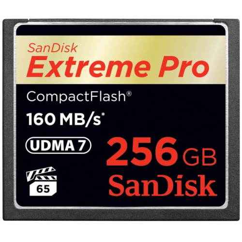 Карта памяти Sandisk SDCFXPS-256G-X46 Extreme Pro CF 160MB/s 256 GB VPG 65, UDMA 7