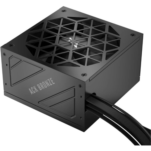 Блок питания 1STPLAYER Ack Bronze 650W Black (HA-650AA2) / ATX 3.1, APFC, 80 PLUS Bronze, Double Forward, 140mm fan, non-modular / HA-650AA2