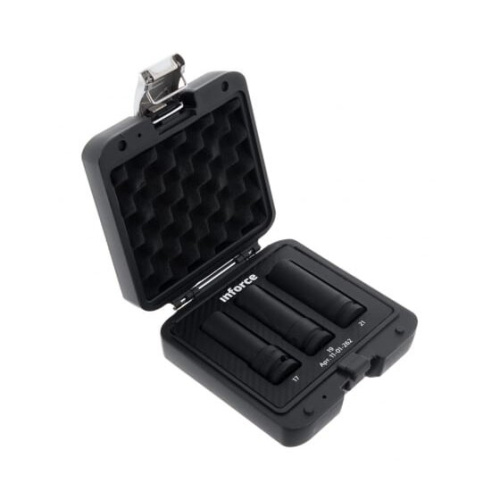 Набор торцевых ударных удлиненных головок Inforce 11-01-262 1/2" 17, 19,21 мм