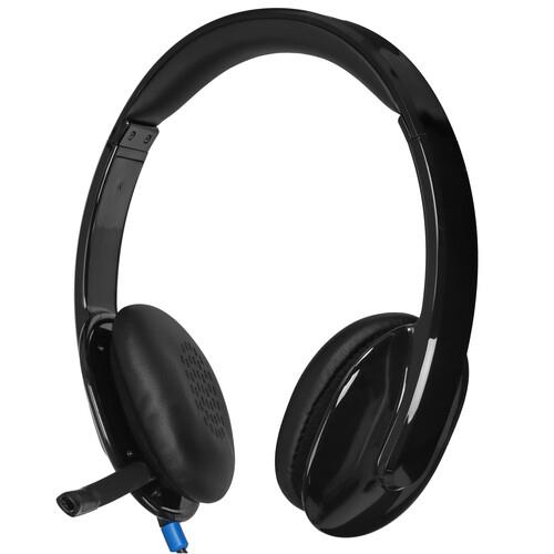 Проводные наушники Logitech H540 черный
