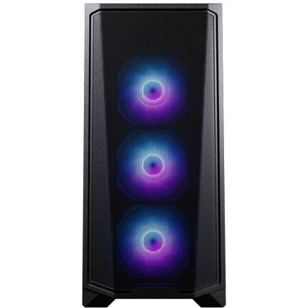 Корпус PHANTEKS Eclipse G370A (PH-EC370GA_DBK01), Black, 3x120mm ARGB Fan, боковая панель Tempered Glass, Mid-Tower
