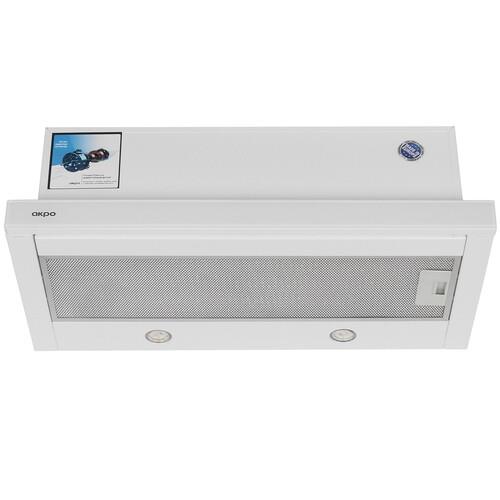 Вытяжка телескопическая Akpo WK-7 Light eco twin glass II белый/белый