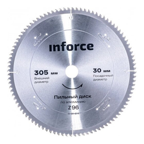 Пильный диск Inforce 11-01-614 305х30х96 по алюминию
