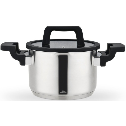 Кастрюля LARA LR02-292 нерж Премиум