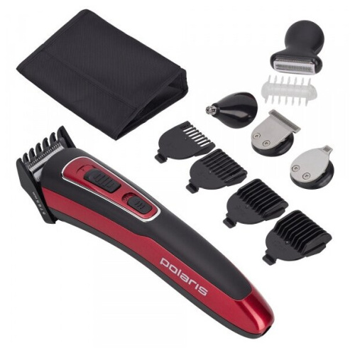 Машинка для стрижки Polaris PHC-3019RC Retro черно-красный