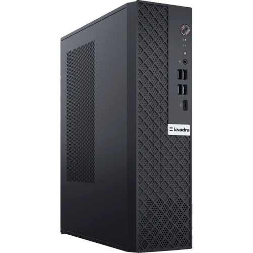 ПК KVADRA TAU (Y2SYSCAS113R_086BD5) SFF, i5-13400, 16GB DDR4 3200 (1x16GB), SSD 512Gb, Intel Graphics, noDVD, no kbd & no mouse, Black, 450W, no OS