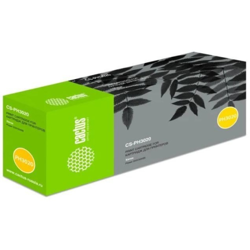 Картридж лазерный Cactus CS-PH3020X 106R03048 черный (3000стр.) для Xerox Phaser 3020/3020BI