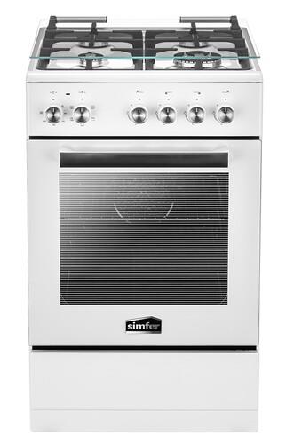 Комбинированная плита Simfer F56MW45117 белый