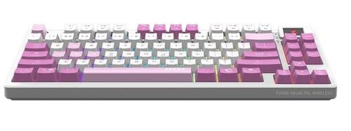Клавиатура проводная + беспроводная FORGE GK600 TKL WIRELESS VIOLET