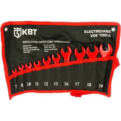 Набор ключей однорожковых КВТ Эксперт НИИ-21 (74707) диэлектрический