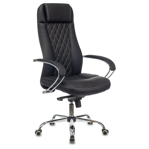 Кресло Бюрократ CH-609SL/Eco/Black искусств. кожа черный