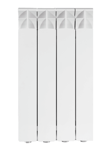 Алюминиевый радиатор отопления Fondital B4 500/100 Aleternum Bianco (4 секции)