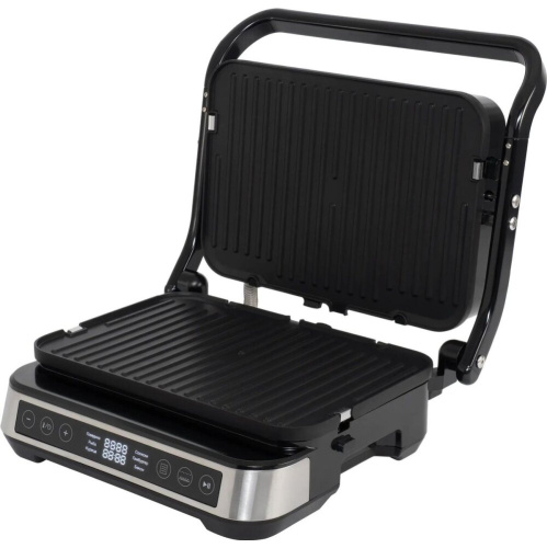 Электрогриль Hyundai HYG-5020 серебристый/черный