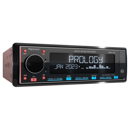Автомагнитола Prology PRM-100 (PRPRM100) 1Din 4x140Вт