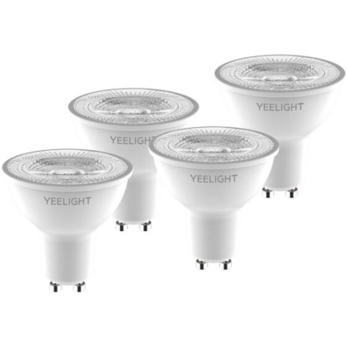 Умная лампочка Yeelight GU10 Smart bulb W1(Dimmable) (YGYC0120005WTEU) упаковка 4 шт.