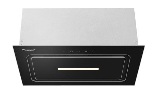 Вытяжка полновстраиваемая Weissgauff Aura 456 Touch Black Glass черный/черный