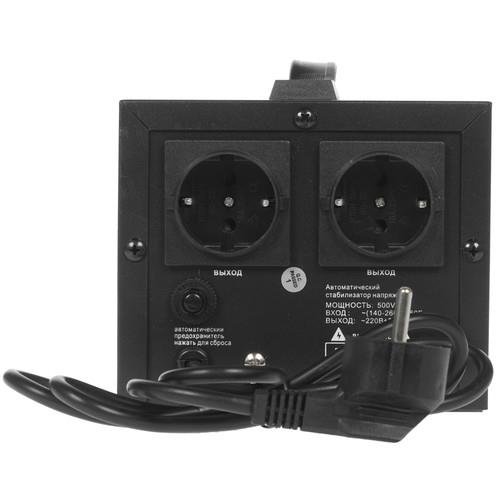 Стабилизатор напряжения PowerMan AVS 500D Black — дополнительный ракурс 4
