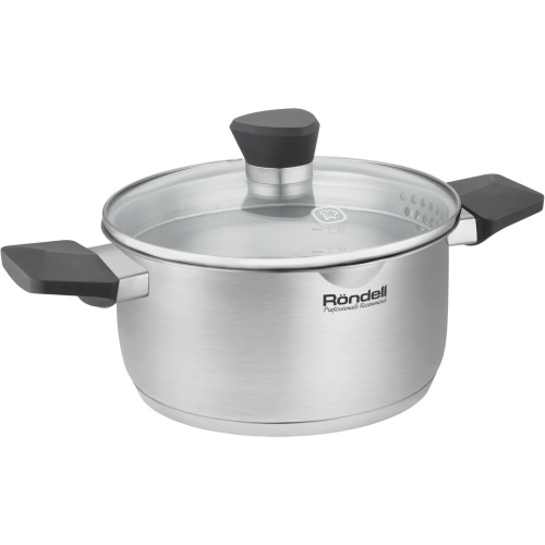 Кастрюля Rondell Strike Grey Ultra RDS-1949 стальной