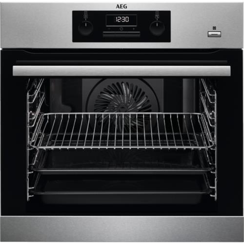 Электрический духовой шкаф AEG BEB351110M серебристый