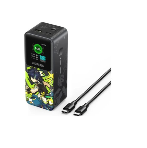 Power Bank UGREEN 35524GI Nexode Genshin Impact 20000mAh Fast Charging Power Bank 130W Black