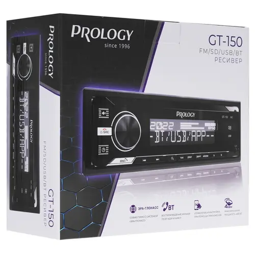 Автомагнитола Prology GT-150 1DIN 4x55Вт
