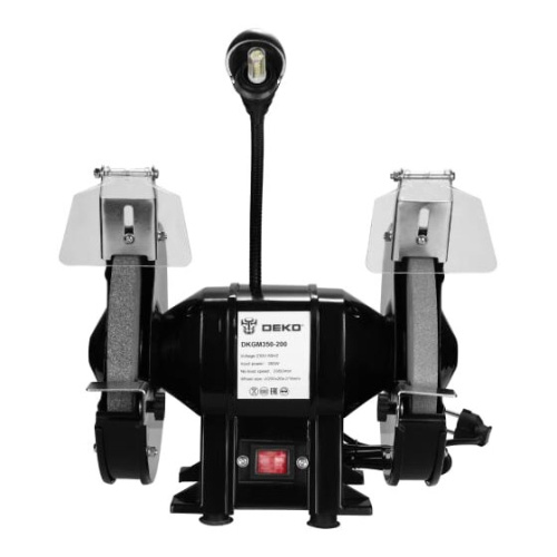 Станок заточной DEKO DKGM400-200 с лампой (063-4324)